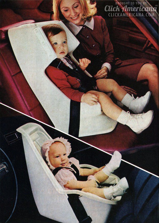 General Motors Forward Facing Loveseat for Toddlers and Rear Facing Loveseat for Infants