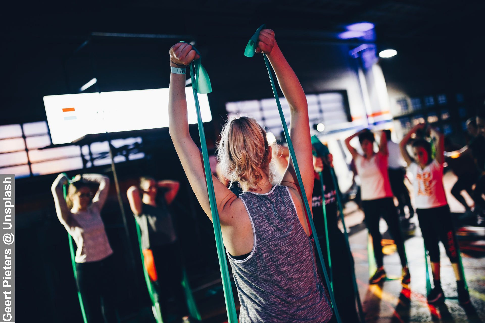 Group of Ladies Doing Exercise in Gym Overcome Barriers to Physical Activity