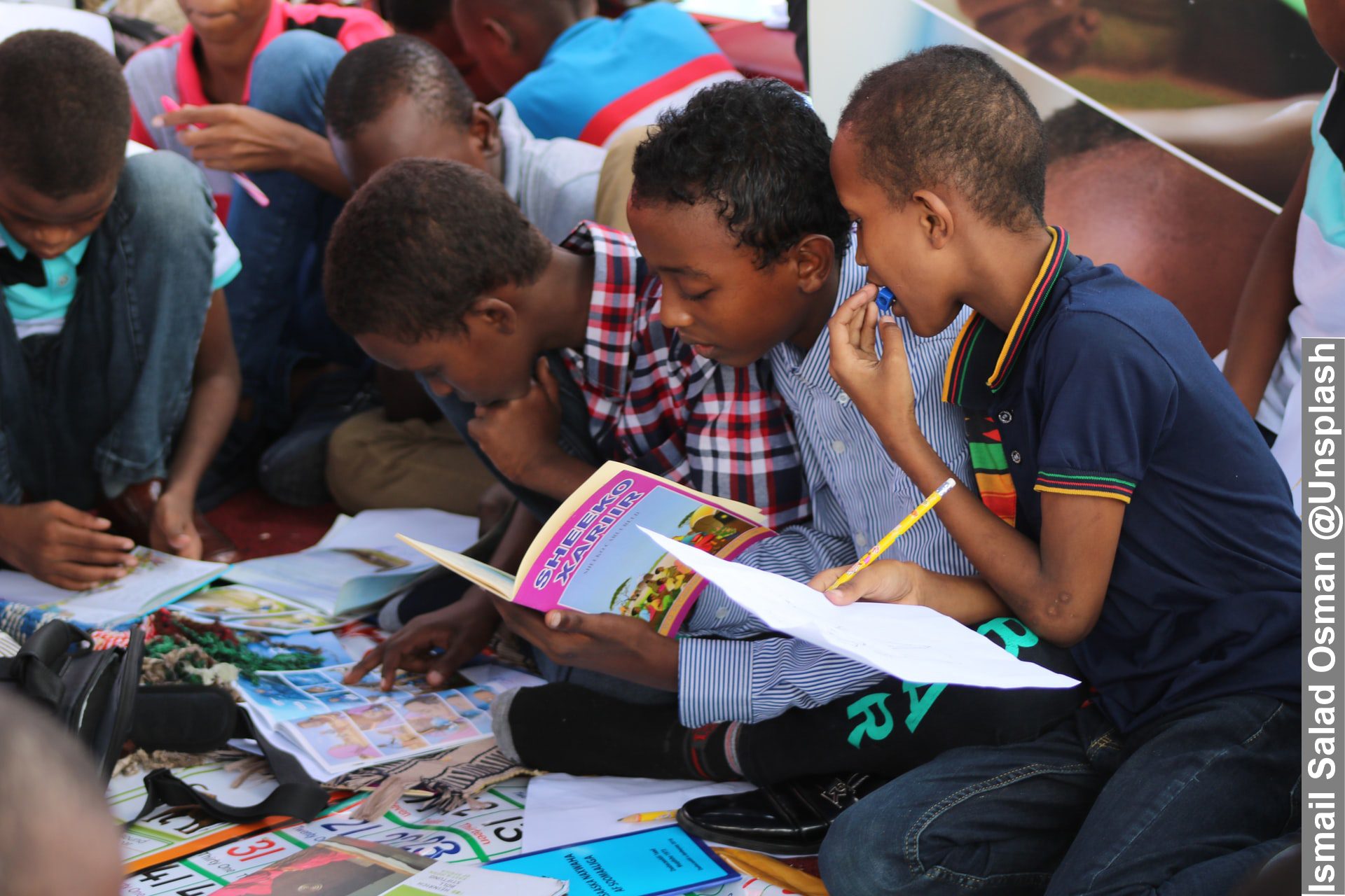 Create a Positive Learning Environment for Kids Group of Children doing Homework