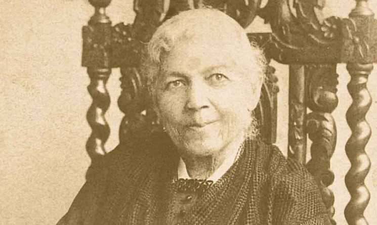 Picture of Harriet Jacobs in Chair. The lady that escaped sexual abuse in slavery