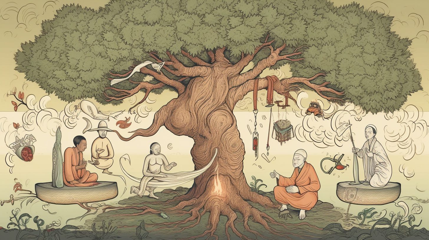 The Zen master took his students on a walk in nature and came across a poisonous tree. He identified three types of people in the world based on their spiritual path. Transform Fear into Compassion